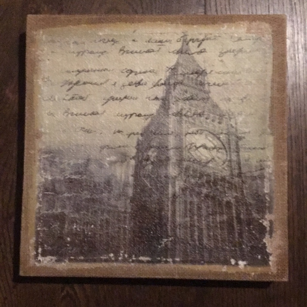 Big Ben wall decor